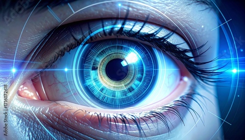 Biometric Eye Scan Interface