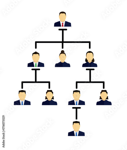 organization icon on white background	