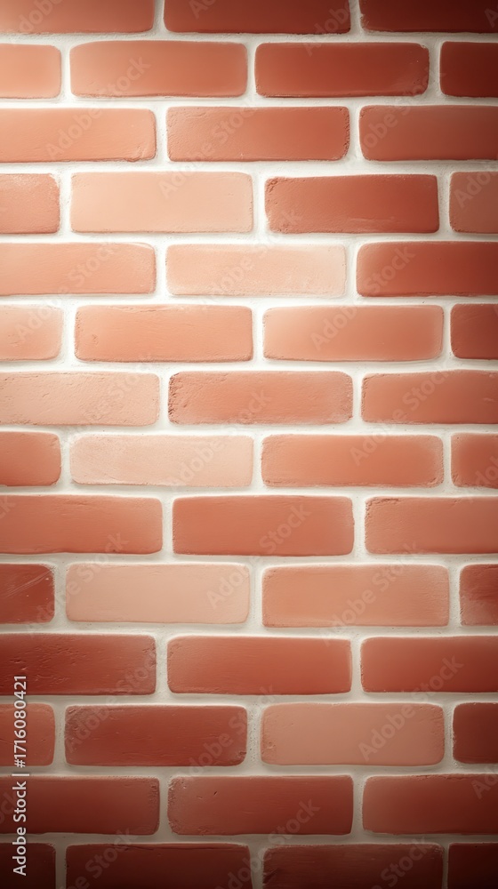 Obraz premium Rustic red brick wall texture, highresolution background for design projects red