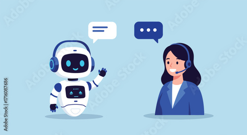 AI Chatbot Assisting Customer Service Agent.