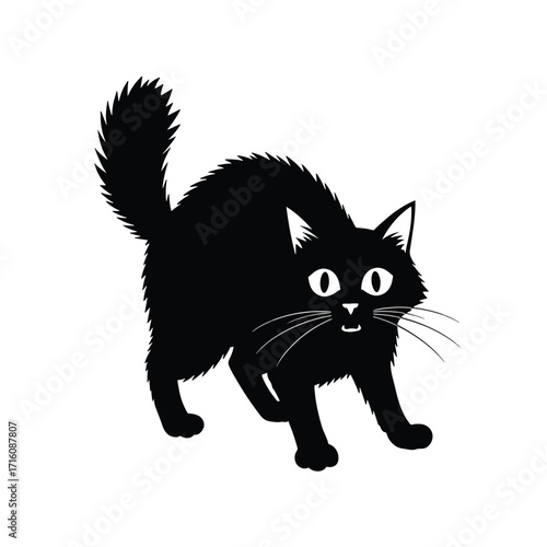 Black Cat Silhouette.