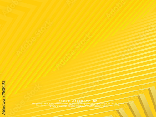 Premium background design with yellow luxury motif. Vector horizontal template, for digital lux business banner, contemporary formal invitation, luxury voucher, gift certificate, etc.
