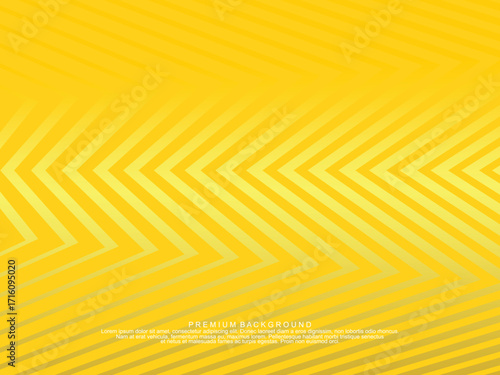 Premium background design with yellow luxury motif. Vector horizontal template, for digital lux business banner, contemporary formal invitation, luxury voucher, gift certificate, etc.
