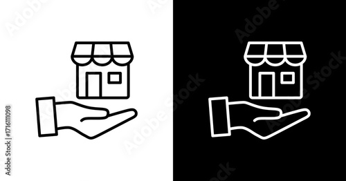 Value White Icon Set Design