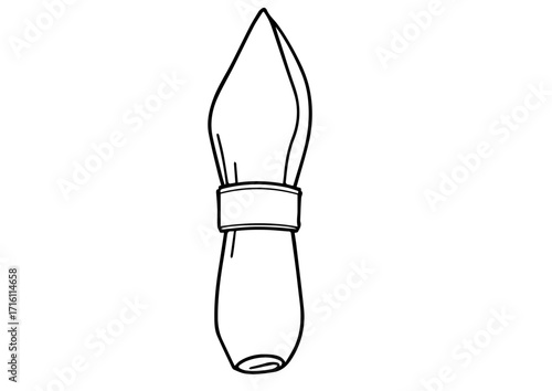 Decorative napkin holder on white background for Thanksgiving Day  