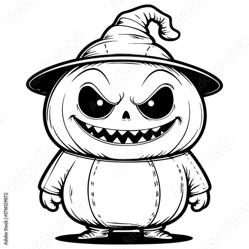 Evil Pumpkin Witch