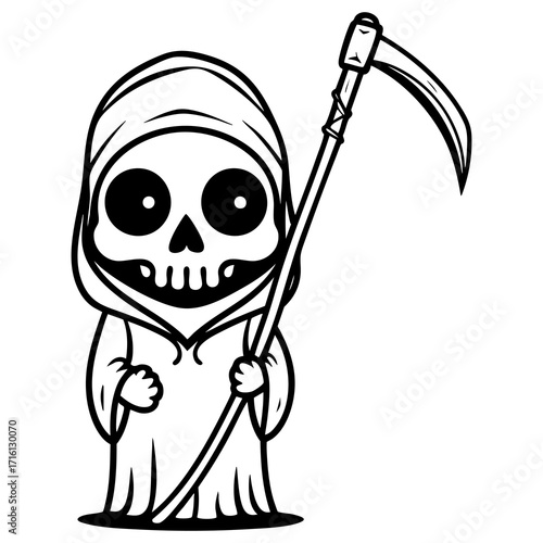 Cute Grim Reaper