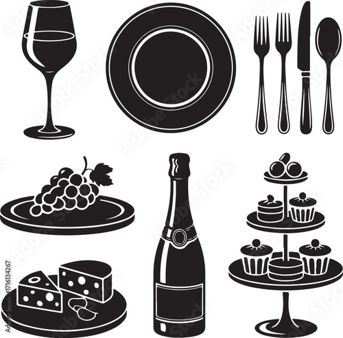 Celebrate gourmet dining with wine, cheese, and treats