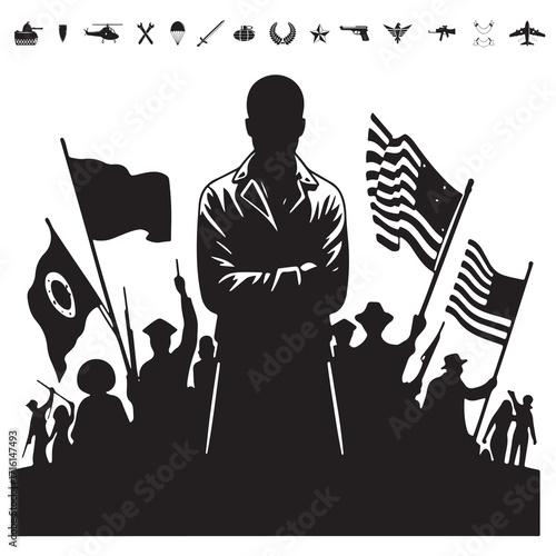 Honoring the Courage and Sacrifice of United States Military Heroes with Symbols of Patriotism and Unity