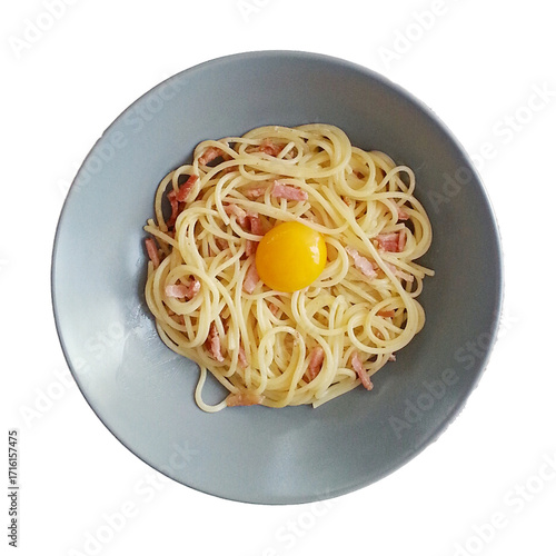 carbonara pasta delicious italian spaghetti