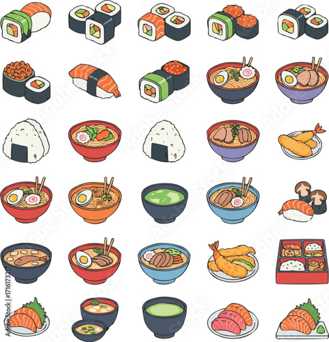 Japanese Food Icons