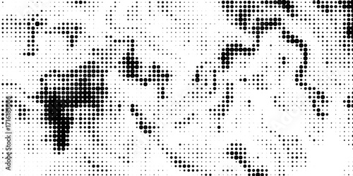 Abstract white and gray color background with halftone effect, dot pattern. Vector illustration.