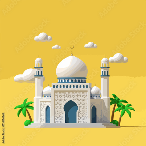 mosque in dubai united arab emirates