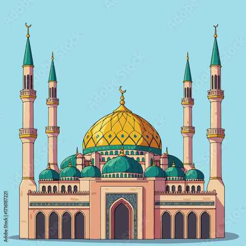 the gold mosque