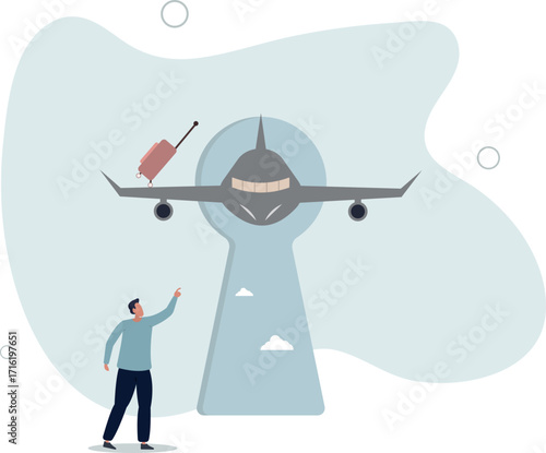 Air travel and tourism hope to return after COVID-19 Coronavirus outbreak concept.life and employment of people.