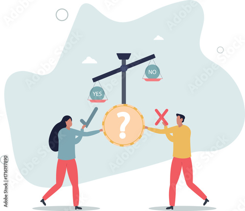 making the right decision .collective work .life and employment of people.