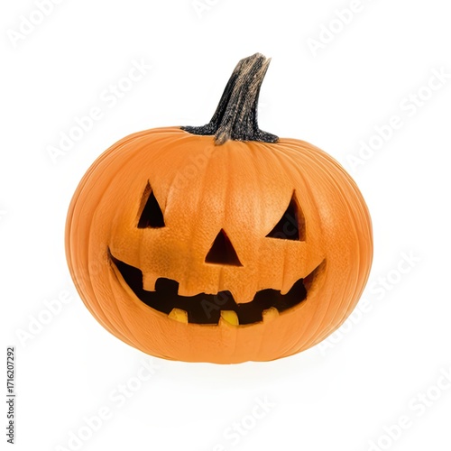 Pumpkin on White Background