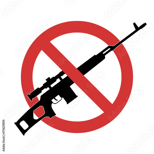 Weapon on White Background