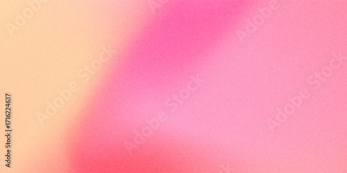Bright Watercolor Sunrise Pastel Design Picture. Color Flow Curve Vibrant Sunset Swirl Gradient Mesh. Pink Red Liquid Yellow Fluid Background.