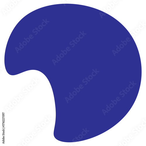 Abstract Doodle Shape Decorative Element On Transparent Background