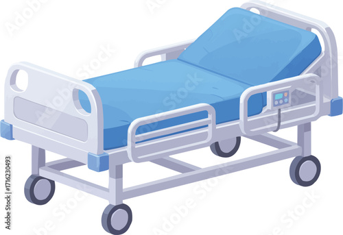3D Cartoon Patient Bed