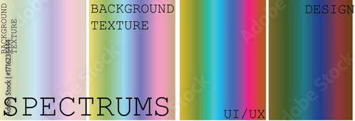 Abstract spectrums background featuring gradient colors with design and ui ux elements shown clearly