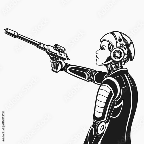 soldier with gun