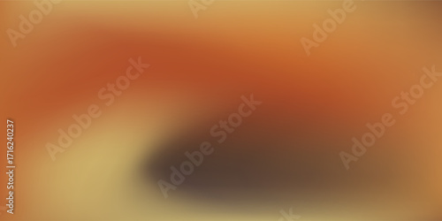 Grainy gradient background dark brown orange black noisy texture element