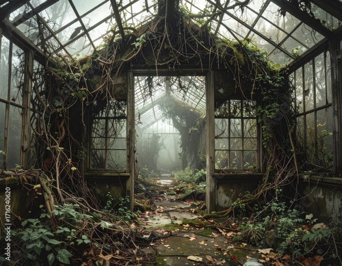 Spooky Halloween Ghostly Greenhouse A Scary, Abandoned, and Mystifying Sight