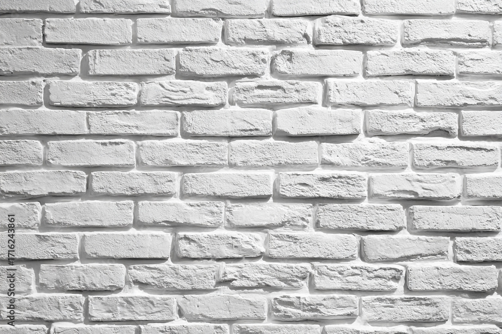 Obraz premium Whitewashed brick wall texture background design home decor