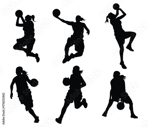 vector silhouettes of people