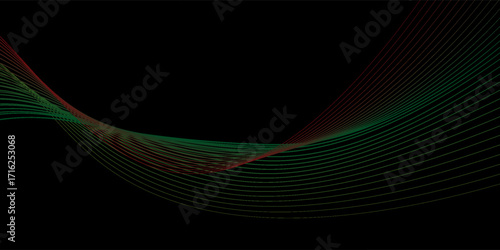 Top vectors design. Modern wavy line pattern in monochrome colors. Premium stripe texture for banner, premium art