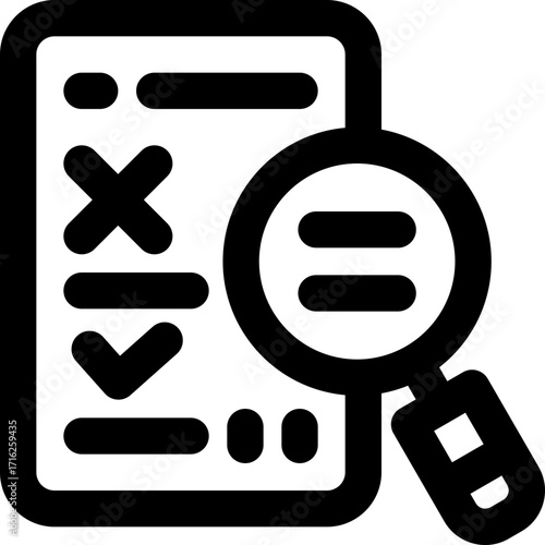 proofreading line icon. Clean and minimalist vector icon for websites, mobile apps, presentations, and logos. Fully scalable and customizable for any project.