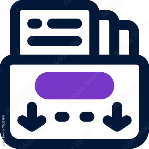 archive duotone icon. Sleek and modern vector icon for websites, mobile apps, marketing materials, and corporate design. Fully scalable and ready to use.