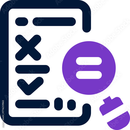 proofreading duotone icon. Sleek and modern vector icon for websites, mobile apps, marketing materials, and corporate design. Fully scalable and ready to use.