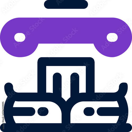 history duotone icon. Sleek and modern vector icon for websites, mobile apps, marketing materials, and corporate design. Fully scalable and ready to use.