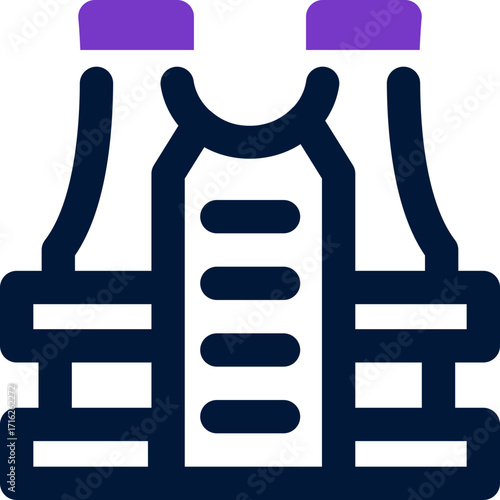 armor duotone icon. Sleek and modern vector icon for websites, mobile apps, marketing materials, and corporate design. Fully scalable and ready to use.
