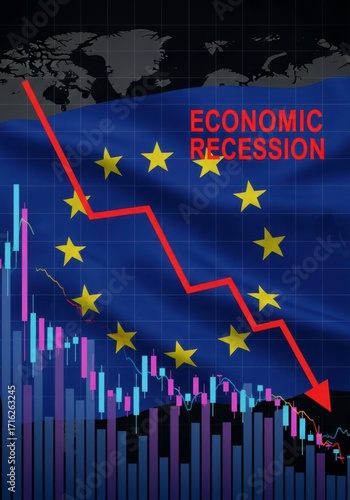 Global economic downturn, impacting European Union with financial market decline