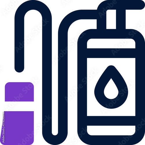 fire extinguisher duotone icon. Sleek and modern vector icon for websites, mobile apps, marketing materials, and corporate design. Fully scalable and ready to use.