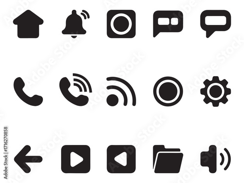 Modern Electronic Device Flat Icon Set – Vol.2 | Digital Tech Collection
