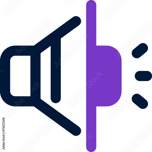 sound duotone icon. Sleek and modern vector icon for websites, mobile apps, marketing materials, and corporate design. Fully scalable and ready to use.