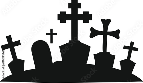 cross in graveyard