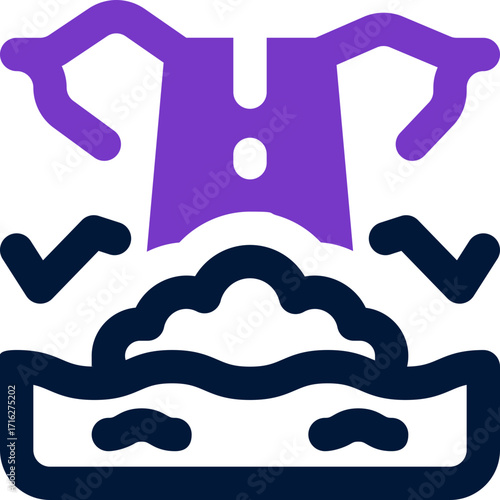 waterfall duotone icon. Sleek and modern vector icon for websites, mobile apps, marketing materials, and corporate design. Fully scalable and ready to use.