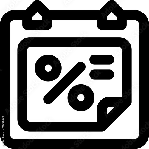 calander line icon. Clean and minimalist vector icon for websites, mobile apps, presentations, and logos. Fully scalable and customizable for any project.