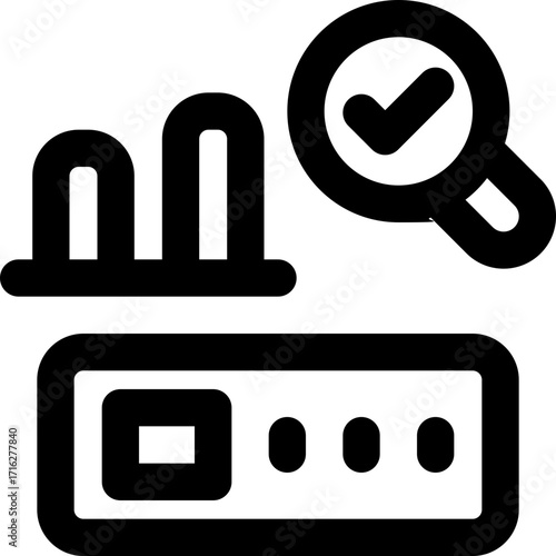 seo line icon. Clean and minimalist vector icon for websites, mobile apps, presentations, and logos. Fully scalable and customizable for any project.