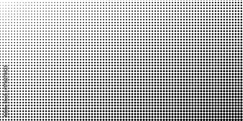 Modern halftone gradient texture. Vanishing polka dot background. Repeating dots design modern design abstract