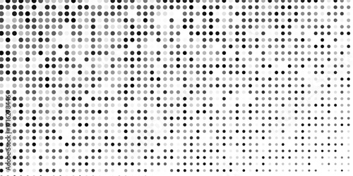 Modern halftone gradient texture. Vanishing polka dot background. Repeating dots design modern design