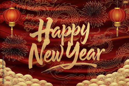 Celebrate the Lunar New Year with Festive Decorations and Vibrant Colors