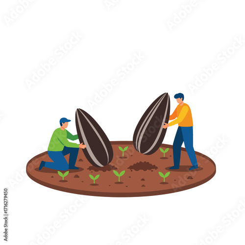 Planting Seeds Cultivating Growth and New Beginnings Together