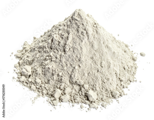 crushed stone isolated on white